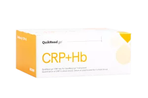 QuikRead go CRP+Hb Kit 50 testów (zestaw testowy z kapilarami)