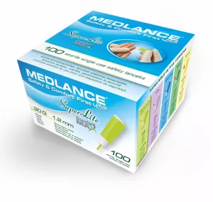 MEDLANCE plus Super Lite nakłuwacze 30G x 1,2mm,  100 szt.